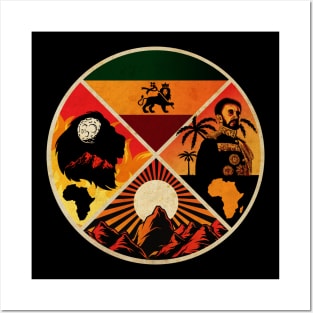 Jah Rastafari - Zion Land Posters and Art